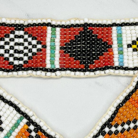 Womens Colorful Beaded Tie Belt - Festival Boho Style ✨ - Picture 3 of 10